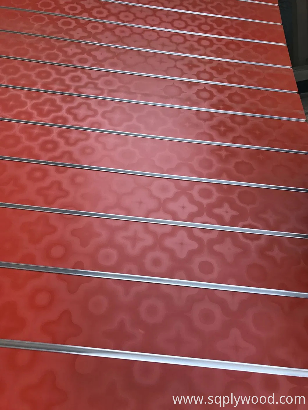 Horizontal Groove Length 2440mm Melamine Colors UV New Design MDF Slatwall Panel Slot Board